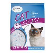 Силиконова силно абсорбираща котешка тоалетна, 2,25кг. - 5л. - Vadigran Silica